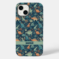 Custom Text Dinosaur Pattern