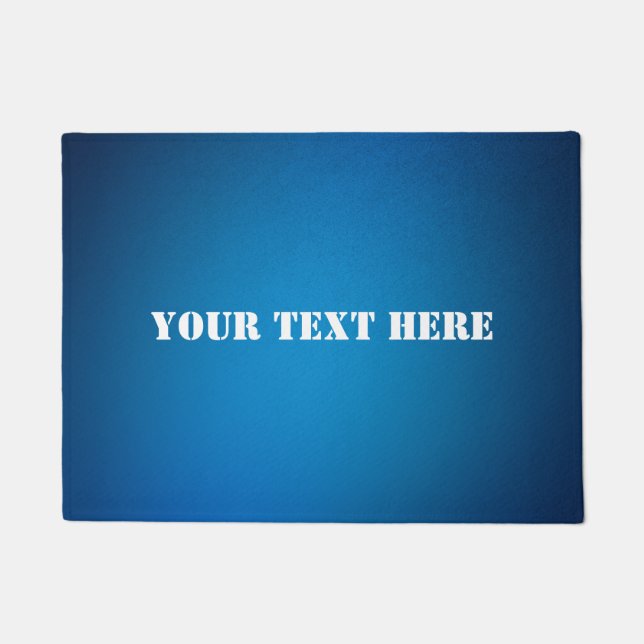 custom text doormat (Front)