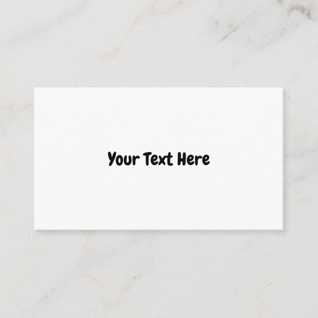 Custom Text  Enclosure Card (Front)