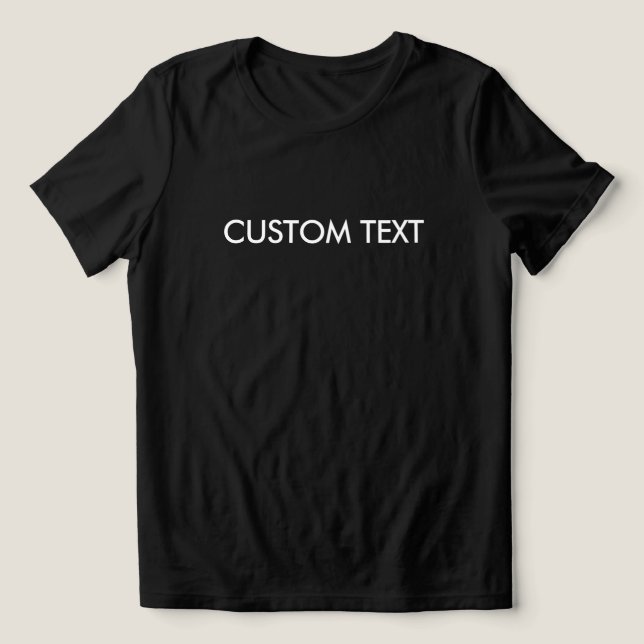 Custom Text For Women Custom Name Gift for Mom Tri-Blend Shirt (Design Front)