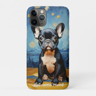 🐕 custom text, Frenchie puppy Case-Mate iPhone Case