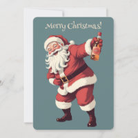 Custom Text Funny Drunk Santa