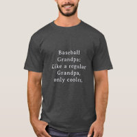 Custom Text Funny Grandpa Baseball
