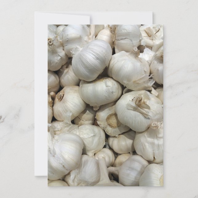 Custom Text Garlic Invitation (Front)