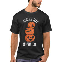 Custom Text Halloween Happy Pumpkins Personalise