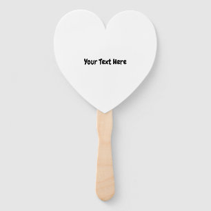 Custom Text Hand Fan