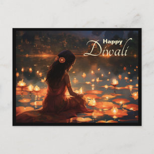 Custom text 🤩 Happy Diwali  Postcard