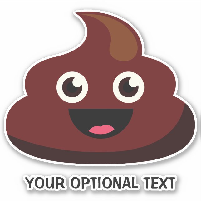 Custom text Happy Poop (Front)