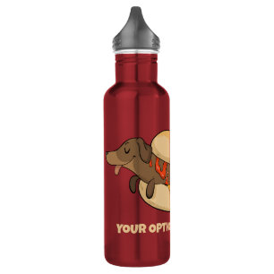 Custom Text Hot Dog 710 Ml Water Bottle