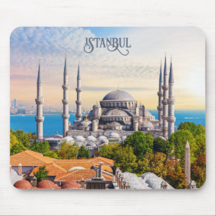 Custom Text Istanbul Mouse Pad