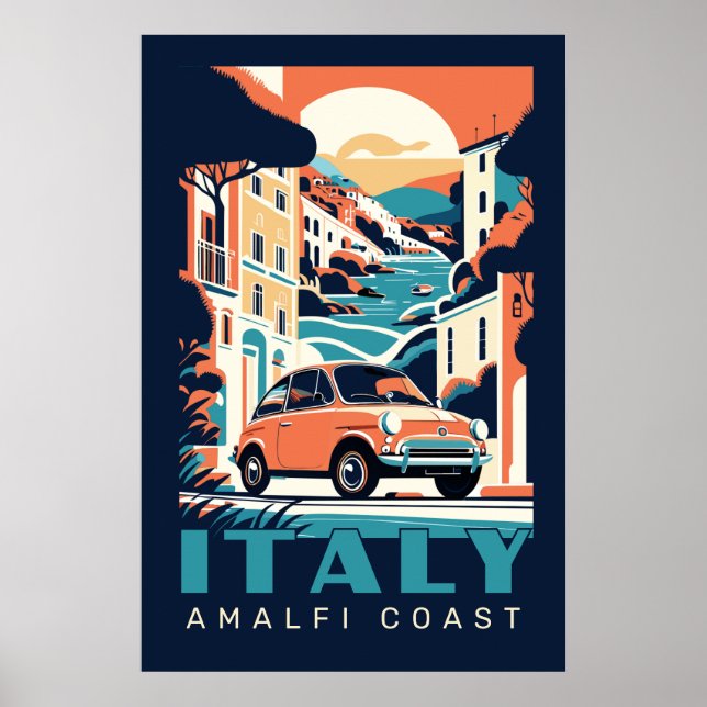Custom Text Italy Poster (Front)
