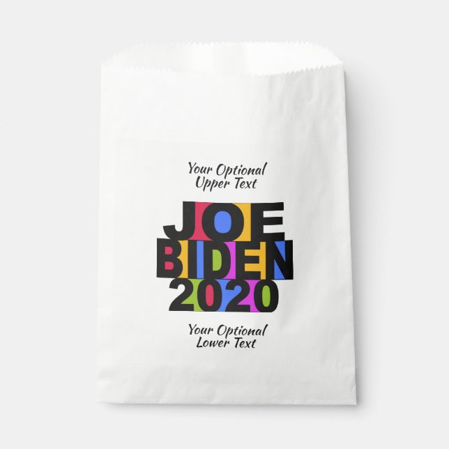 Custom text JOE BIDEN 2020 favour bags (Front)