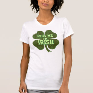 Custom Text! "Kiss Me - I'm IRISH" t-shirt