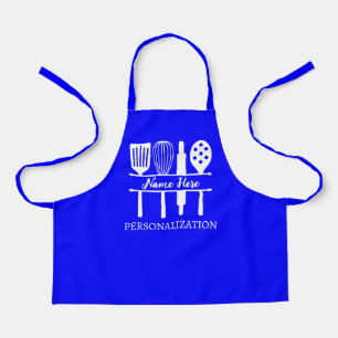 Custom Text Kitchen Monogram BBQ Chef Baking Gift Apron