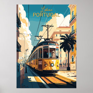 Custom Text Lisbon Portugal Poster