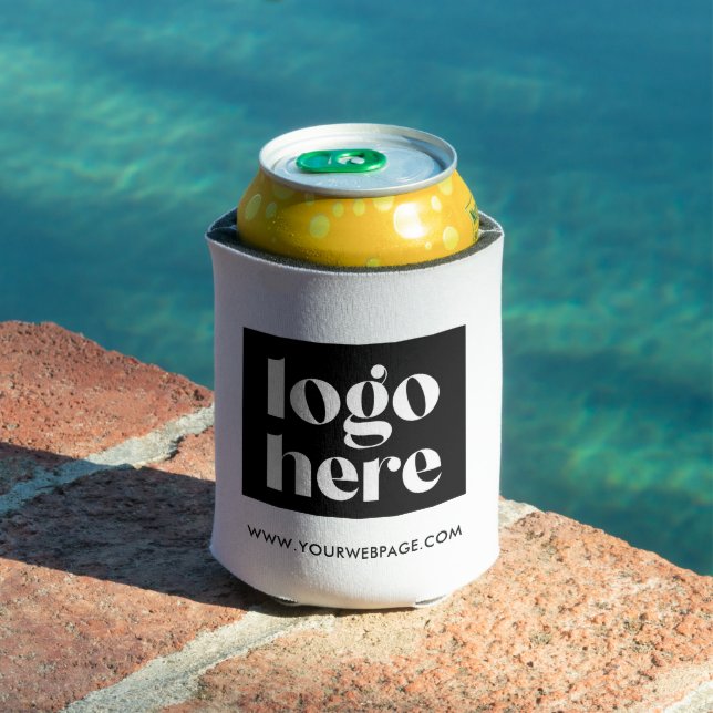 Custom Text Logo Branded Can Coolers (In Situ Pool)