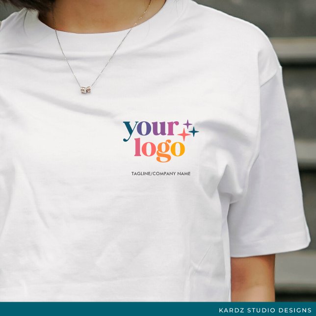 Custom Text Logo Branded Employee T-Shirt (Creator Uploaded)
