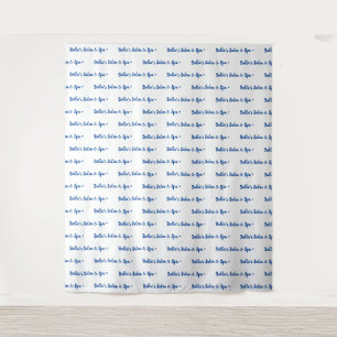 Custom Text Logo Event Backdrop Step and Repeat Tapestry