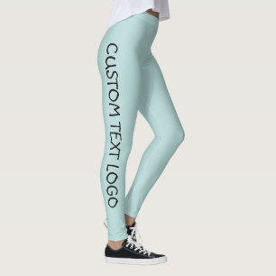 CUSTOM TEXT LOGO LEGGINGS