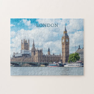 Custom Text London Jigsaw Puzzle