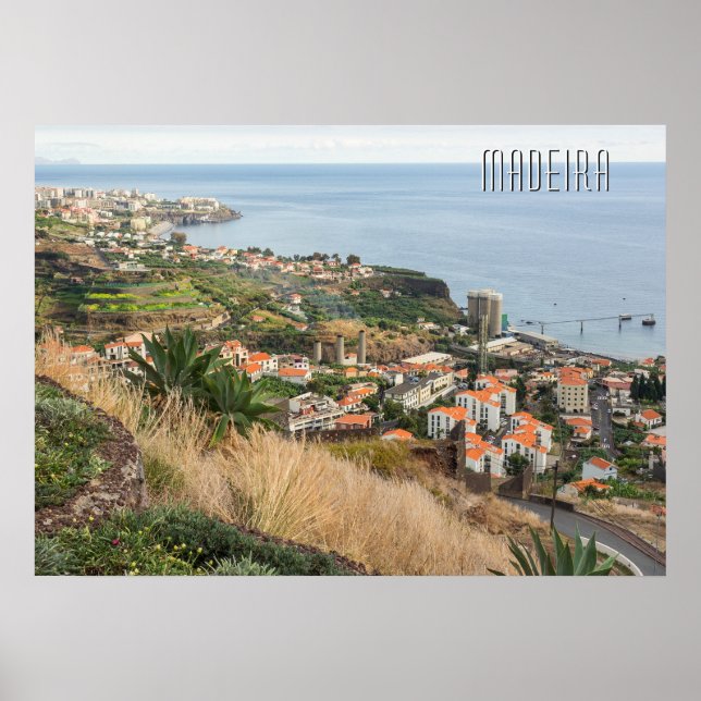Custom Text Madeira Portugal Poster (Front)