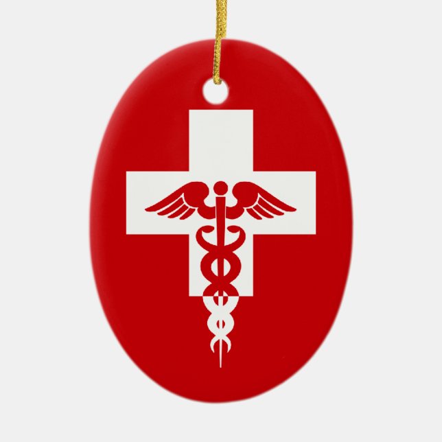 Custom text Medical Professional ornament (Front)