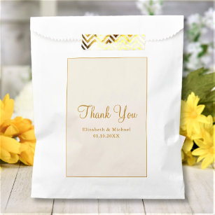 Custom Text Message Thank You Favour Bag