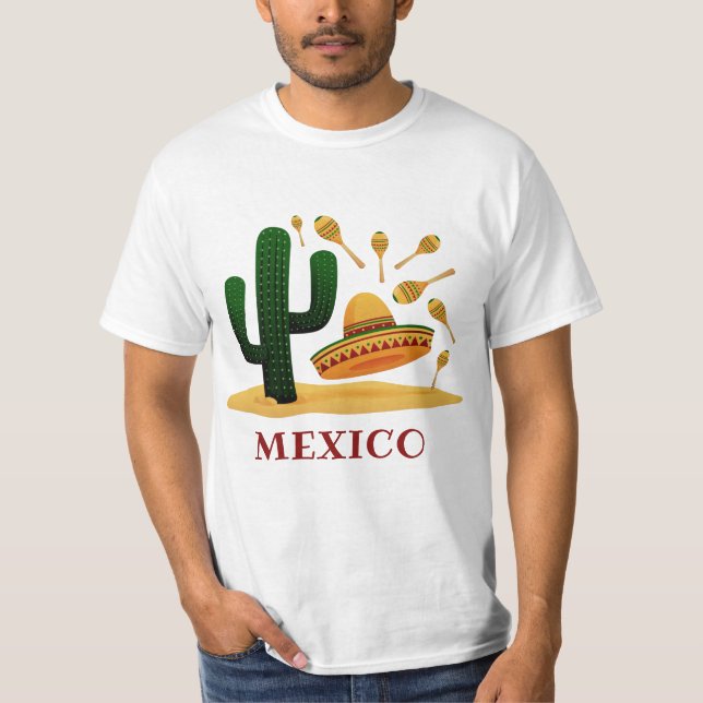 Custom text MEXICO shirts & jackets (Front)