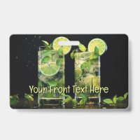 Custom Text Mojito Cocktails