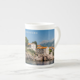Custom Text Montenegro Bone China Mug