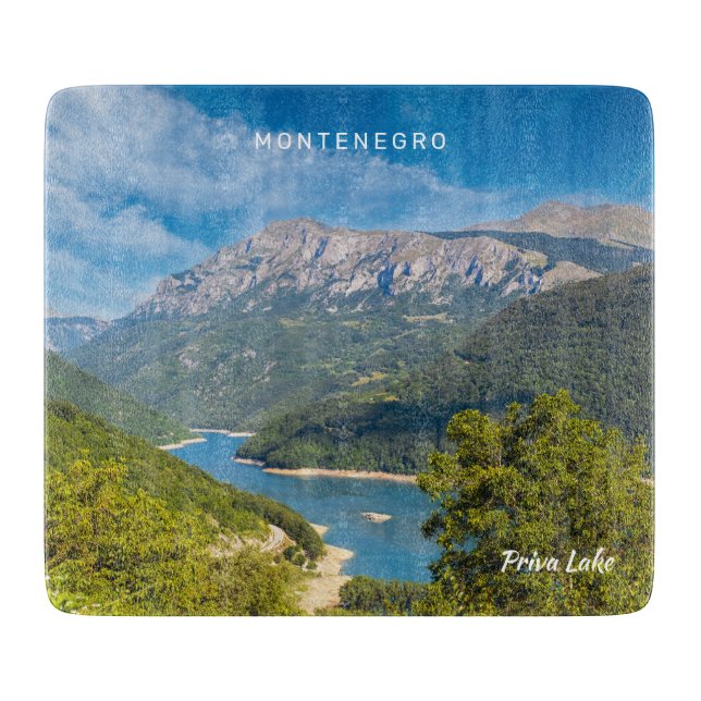 Custom Text Montenegro Cutting Board (Front)