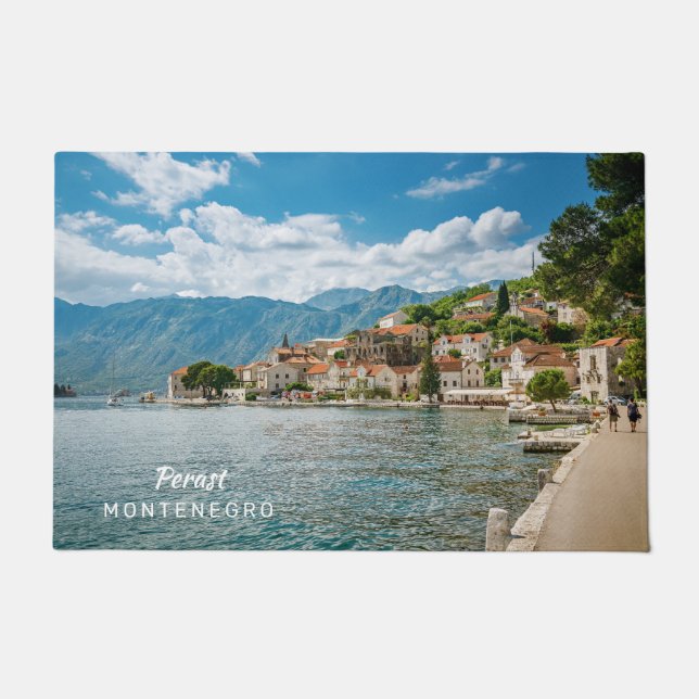 Custom Text Montenegro Doormat (Front)