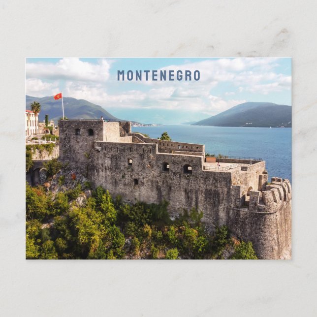 Custom Text Montenegro Postcard (Front)