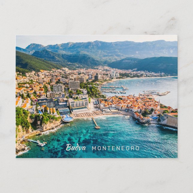 Custom Text Montenegro Postcard (Front)