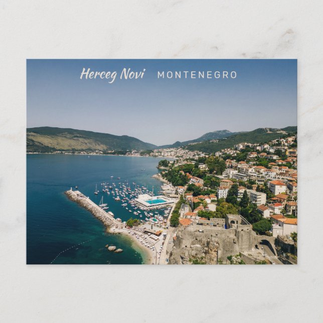 Custom Text Montenegro Postcard (Front)