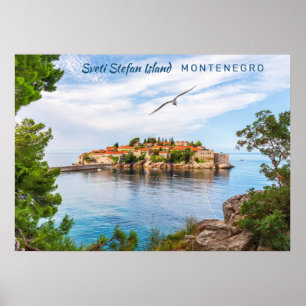 Custom Text Montenegro Poster