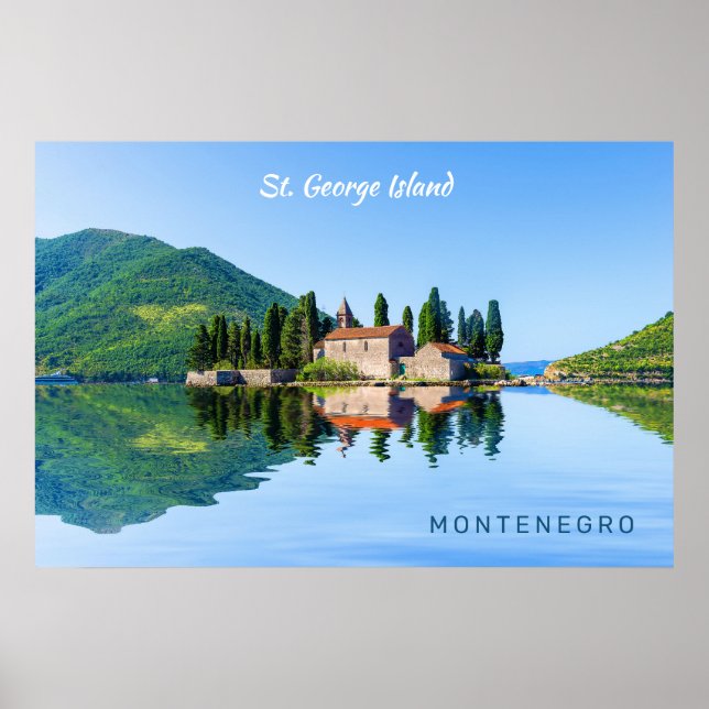 Custom Text Montenegro Poster (Front)