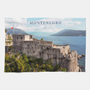 Custom Text Montenegro Tea Towel