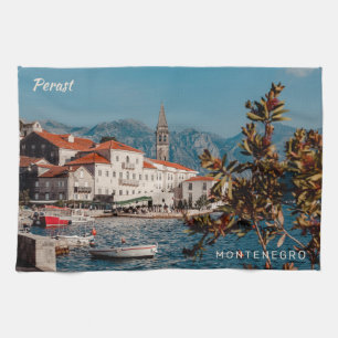 Custom Text Montenegro Tea Towel