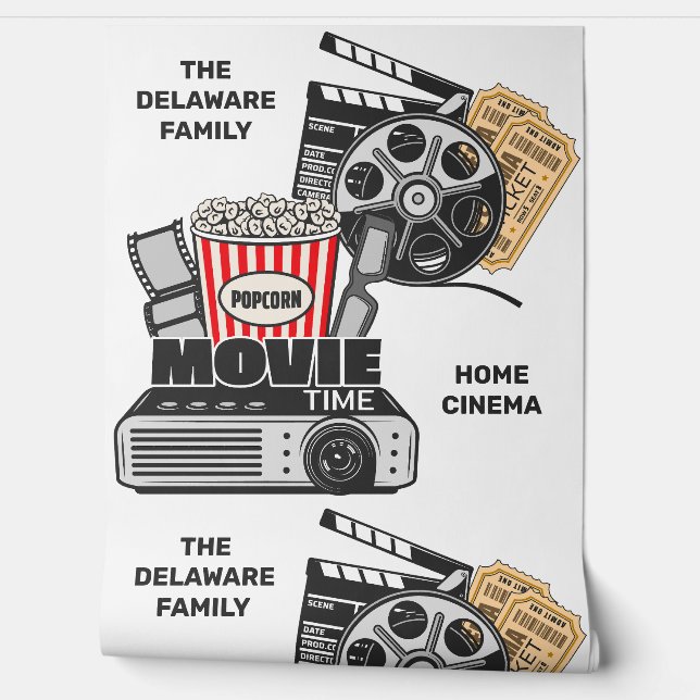 Custom Text Movie / Cinema Wallpaper (Unrolling)