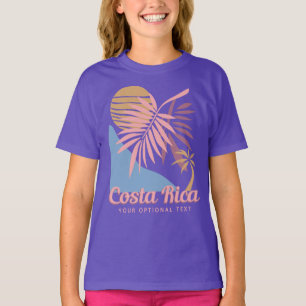 Custom Text & Name Costa Rica T-Shirt