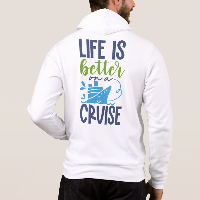 Custom Text / Name Cruise Hoodie (Back)