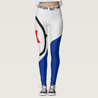 Custom Text Netherlands Football Leggings