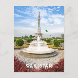 Custom Text Pakistan Postcard