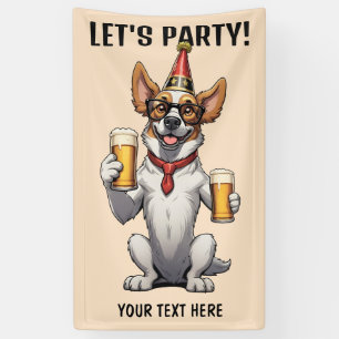Custom Text Party Animal Banner