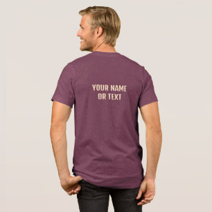 Custom Text Party Animal Tri-Blend Shirt