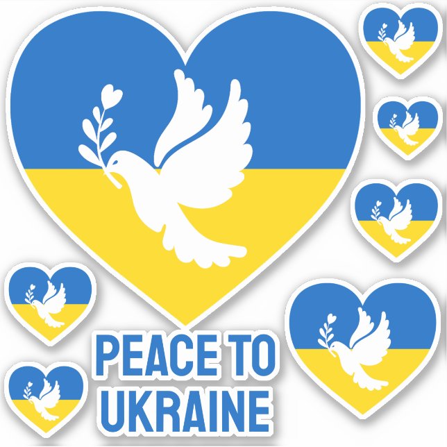 Custom Text Peace to Ukraine (Front)