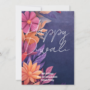 Custom text Petals & Prayers card