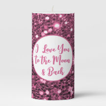 Custom Text | Pink Glitter