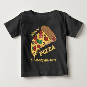 Custom Text Pizza Slice shirts & jackets